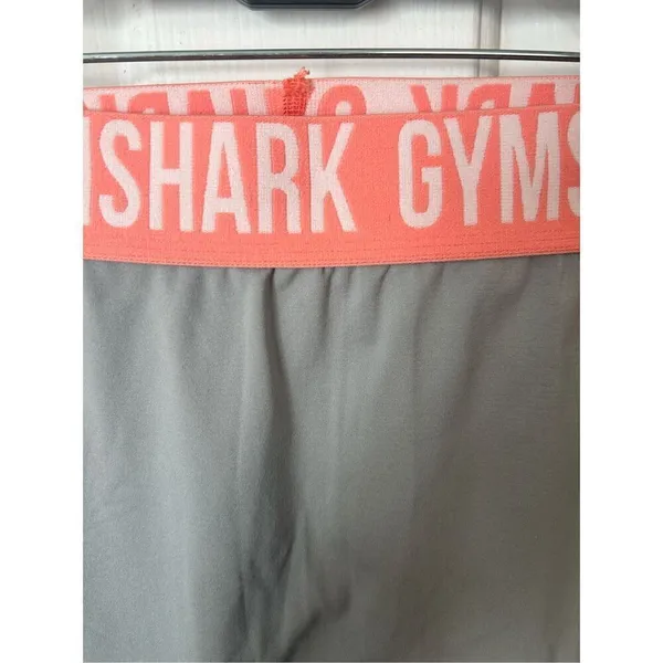 GYMSHARK Women Leggings Large gray Stretch Fit Workout pants leggings - Image 2