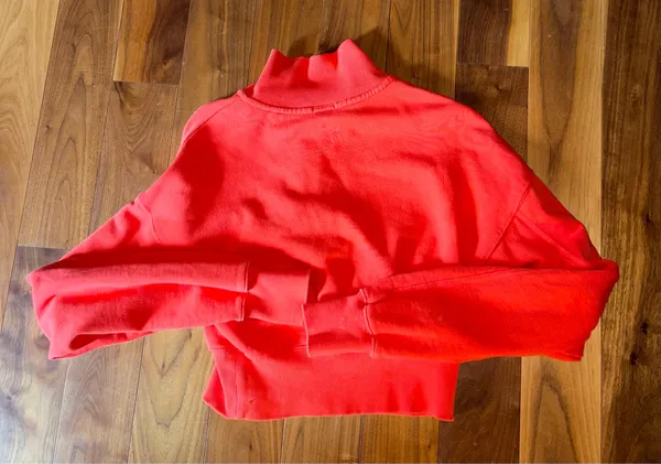 Aerie Offline Throw-Back Corset Cropped Quarter Zip Sweatshirt Women's Size M - Image 3