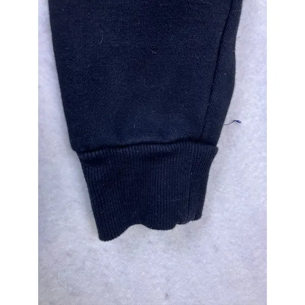 AYBL Crop Hoodie Womens Medium Black Raglan Sleeve‎ Logo Pullover - Image 5
