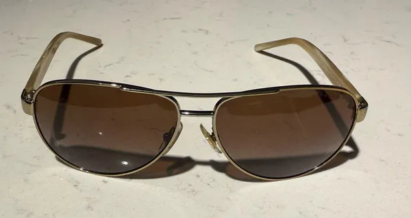 Ralph Lauren Brown Aviator Polarized Sunglasses - Image 2