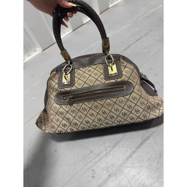 Authentic Vintage Dooney & Bourke Signature Monogram Bag - Image 6