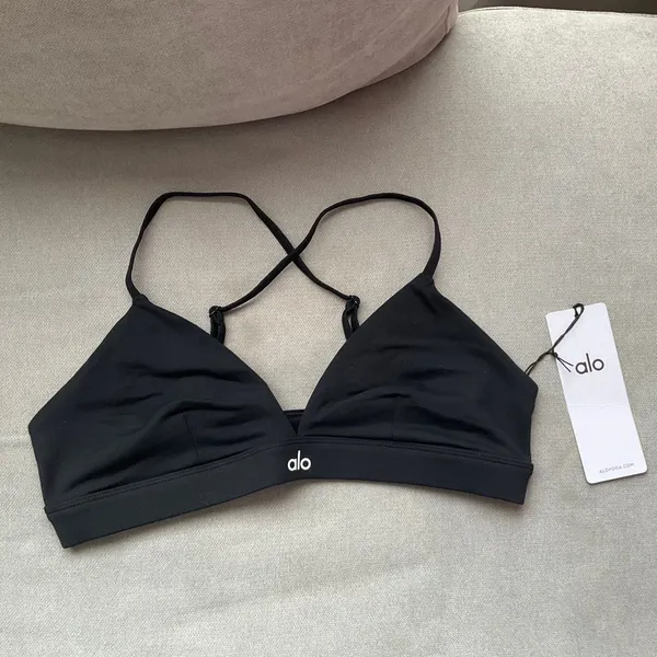 Alo Yoga Splendor Bra Black L - Image 2