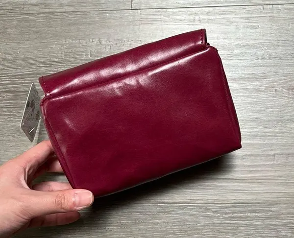 Peanuts snoopy burgundy red faux leather crossbody bag - Image 4