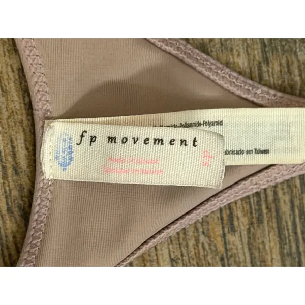FP Movement Free People Mauve Racerback‎ O-Ring Sports Bra Small Gym Yoga Casual - Image 3