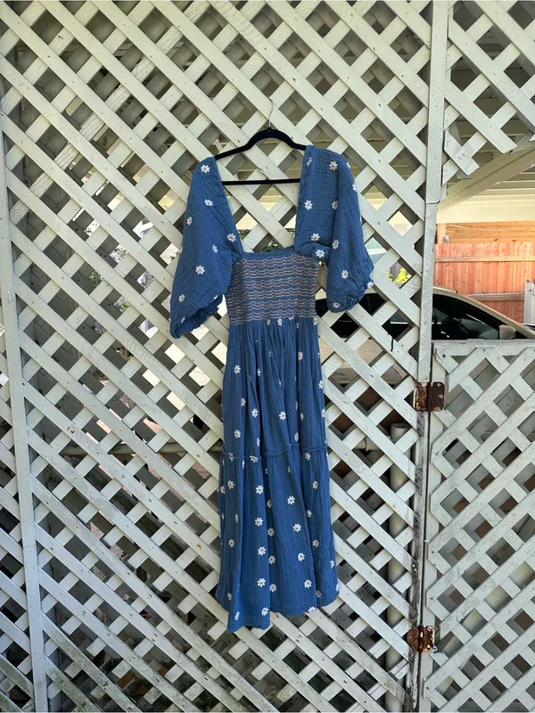Free people Dahlia Embroidered Maxi Dress - Image 4