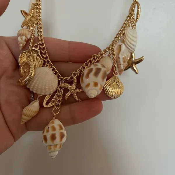 NEW Altar’d State Arula Seashell Seaside Breeze Statement Necklace - Image 5