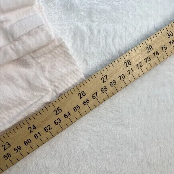A New Day L Large Pants High Rise Tapered Ankle Pull‎ On Light Pink Cropped Crop - Image 12
