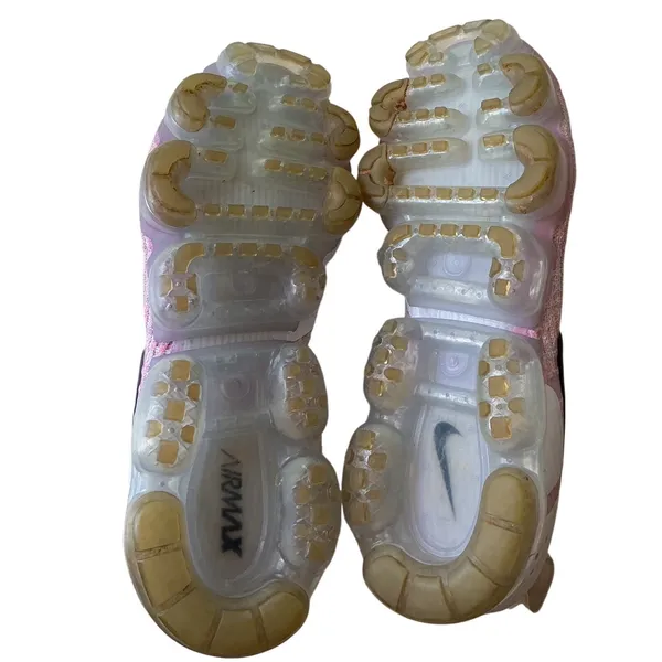 Nike Air VaporMax Flyknit 2 White Rust Pink Running Shoes 942842-102 Womens 10.5 - Image 9