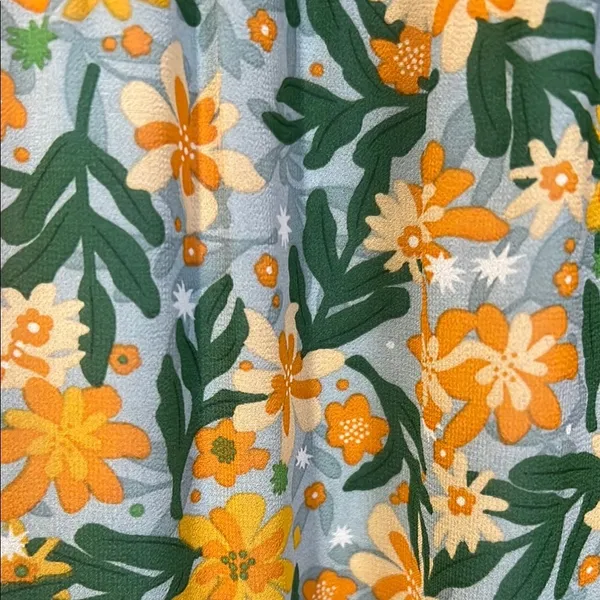 Lush Tropical Floral Spaghetti Strap Dress size small - Image 10