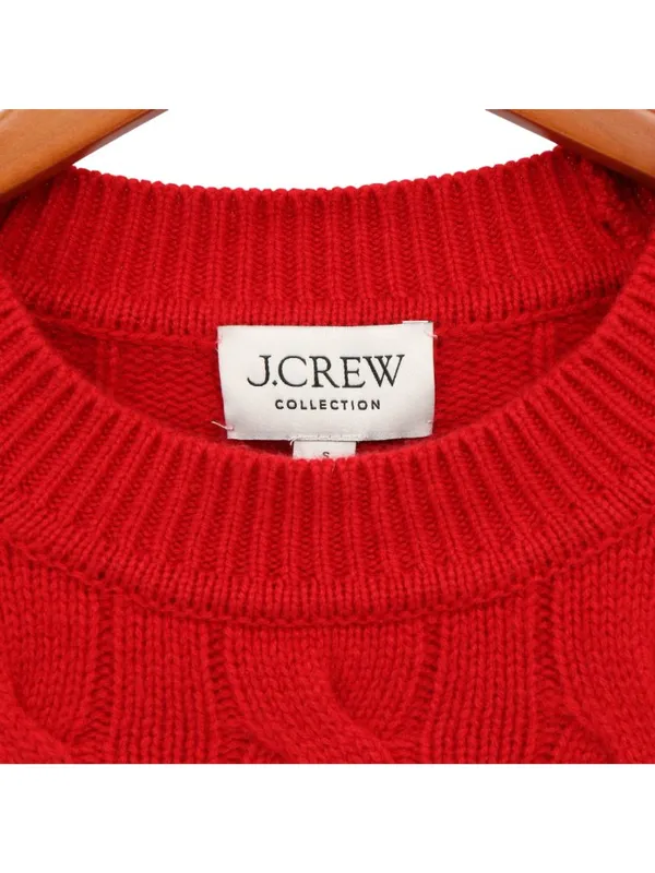 J. Crew Collection Cuffed Crew Neck Sweater Cashmere Sweater S - Image 5