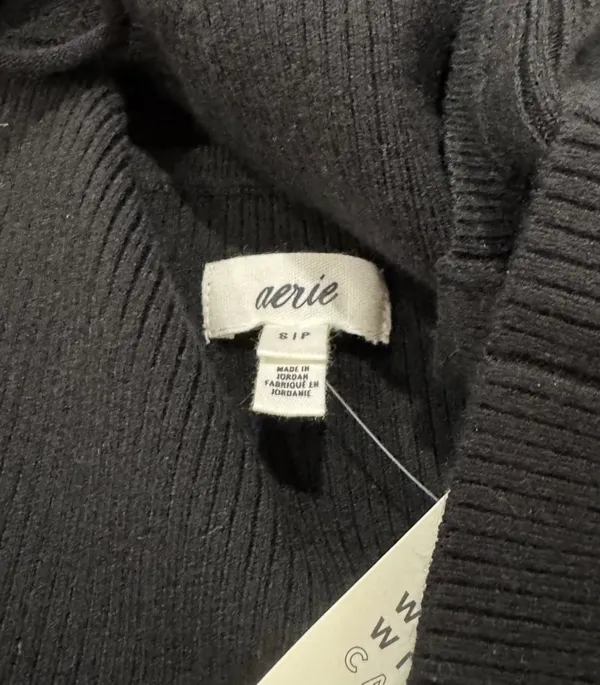 Aerie Black Sweater Halter Tank Top - Image 7