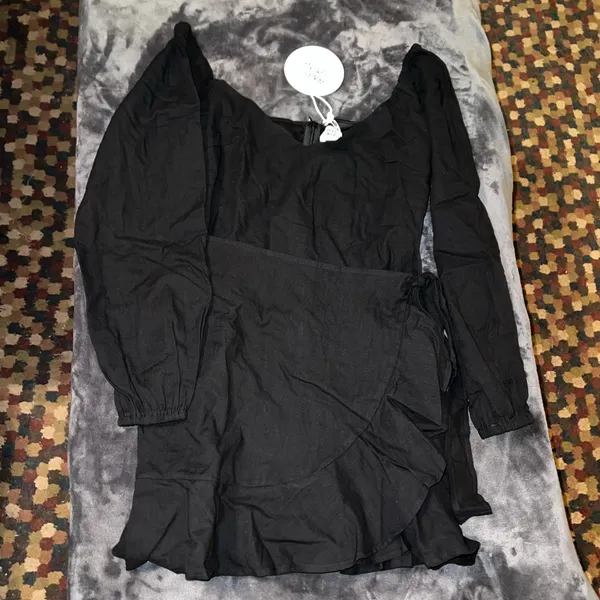 Princess Polly Kameron Mini Dress in Black Size 6 New with tag - Image 5