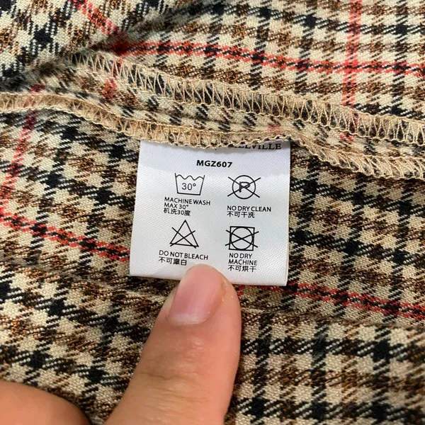 Brandy Melville Brown Plaid Pleated Tennis Mini Skirt Preppy One Size - Image 7