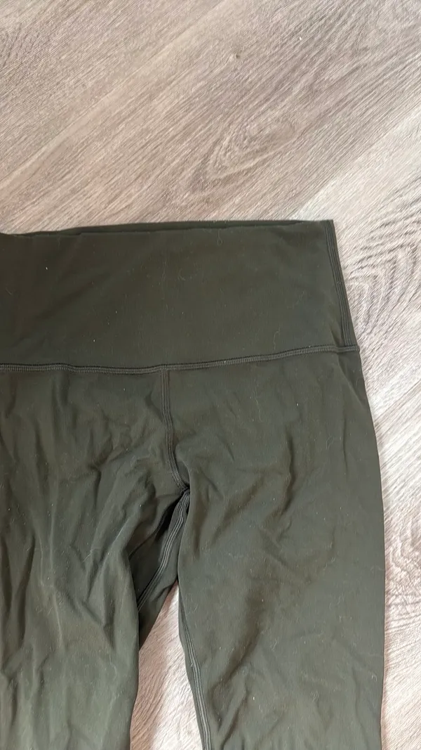Army green Lululemon align leggings - Image 2