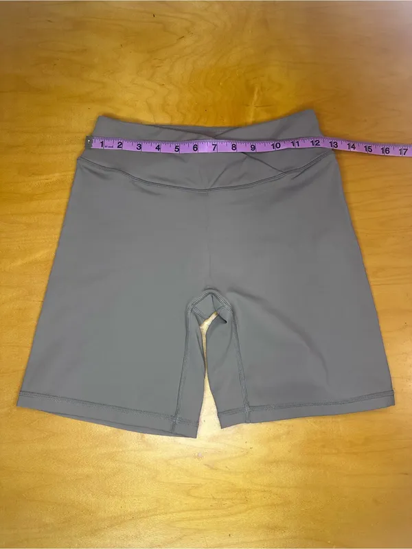 Oner Active UnifedMove Wrap Crossover Waist Khaki Workout Shorts Medium - Image 7