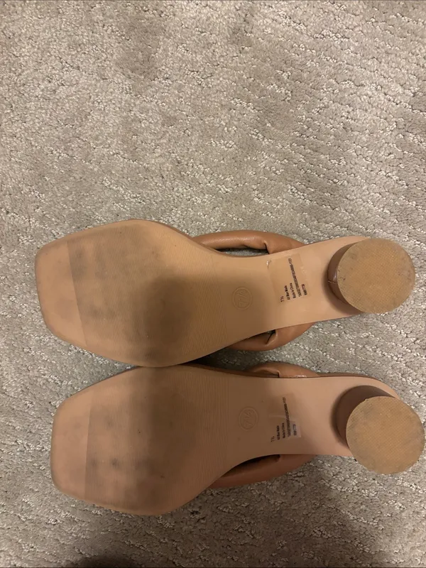 a new day Tan Knotted Toe-Post Square-Toe Sandals - Image 3