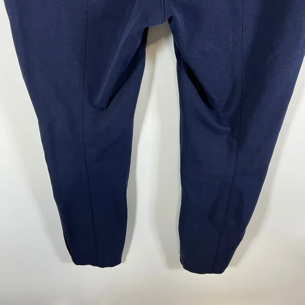 Anthropologie Navy Blue High Rise Button Fly Utility Slim Pants‎ Womens Size 4 - Image 9