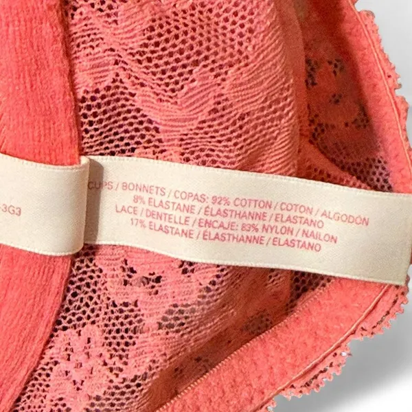Victoria’s Secret Lacie Push-Up Front-Close Racerback Bra 32B Pink - Image 6