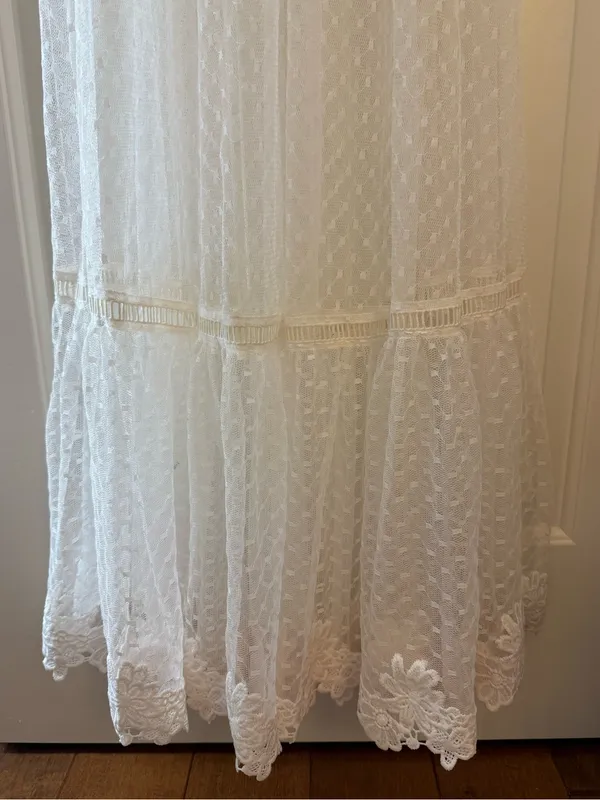 NWT Victoria’s Secret Sheer Lace Maxi Slip - Image 3