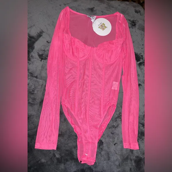 Princess Polly Leonie Bodysuit in Pink Size 2 New with tag - Image 10