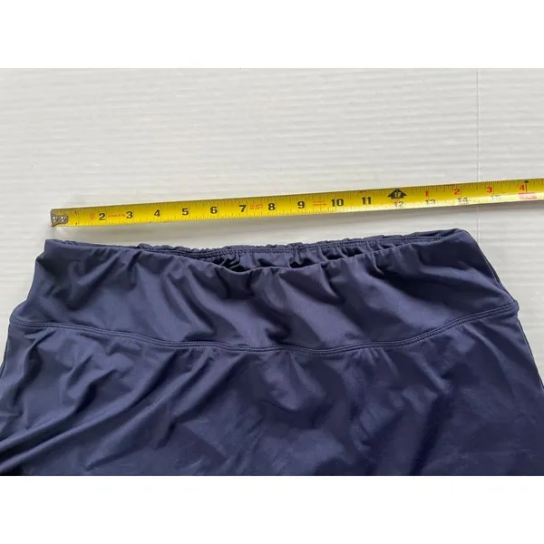 FILA Pickleball Skort Skirt Sz M Navy Stretch Flounce Shorts Sports - Image 7