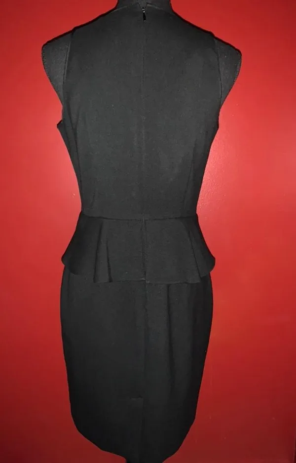 Loft Peplum Knee Length Dress - Image 3