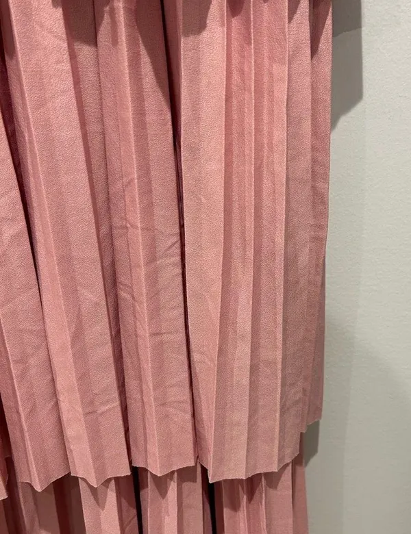 Asos Design Tiered Pleated Lace Maxi Dress Sz 4 - Image 7