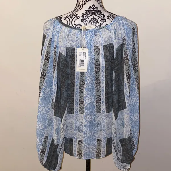 NWT!! Ramy Brook Colorful Embroidered Myra Boho Blouse Size XS Oversized $275 - Image 10
