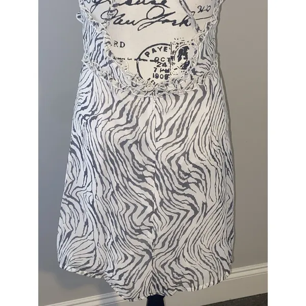 NWT Le Lis Sz Med Animal Print Razorback Sleeveless Mini Dress - Image 8
