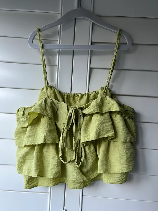 SheIn Green Layered Top - Image 2
