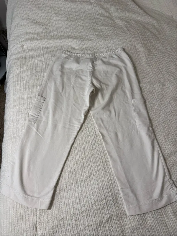 RAINFOREST White Men's Cargo Lounge Pants - Image 4