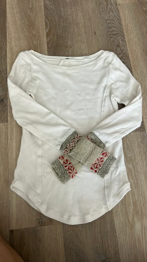 Free People Top Long Sleeve - Image 2