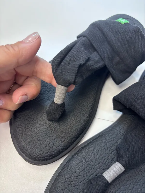 Sanuk Sling Yoga Sandals with Black Fabric Straps LIKE NEW Women’s SZ 8 - Image 10