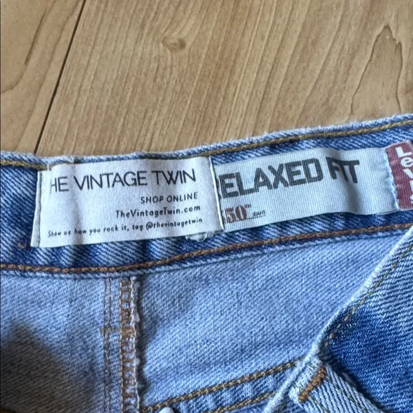 Levi's Light Blue Jean Shorts for Women - Image 2