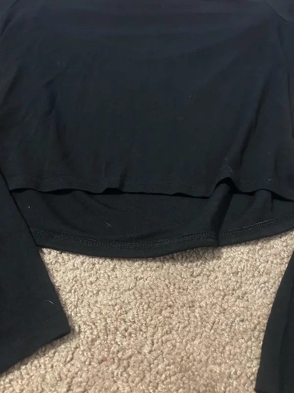Bar III Black Off-Shoulder Long Sleeve Top - Image 7