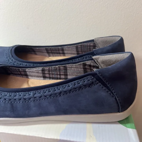 Earth Origins Fable Ballet Flats Women's 11‎ Blueberry Nubuck Comfort Shoes NIB - Image 5