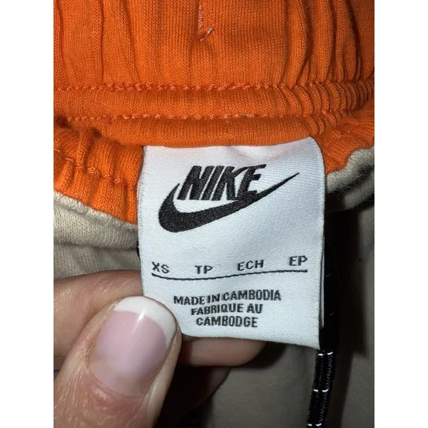 Nike Sportswear Women's XS Cargo Workout Beige‎ Tan Pants Sweatpants - Image 4