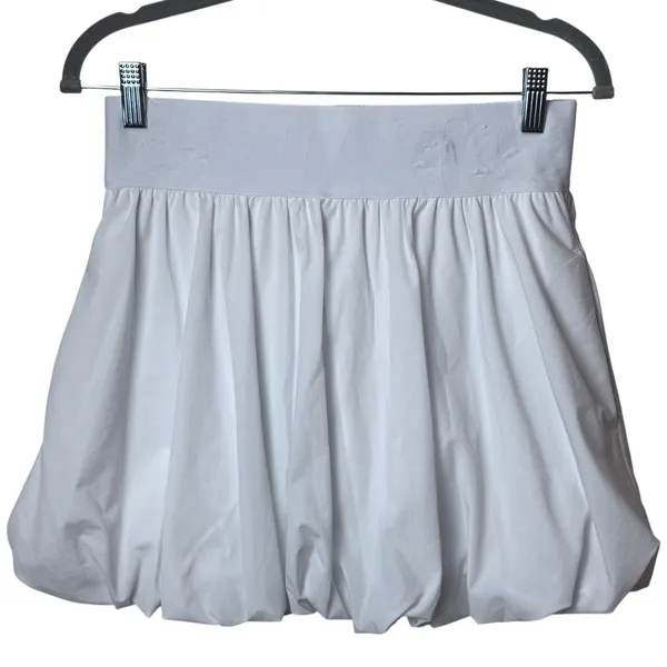 Eugenia Kim Serena Tennis Skirt Skort White Bubble Pickleball Athletic‎ M - Image 3