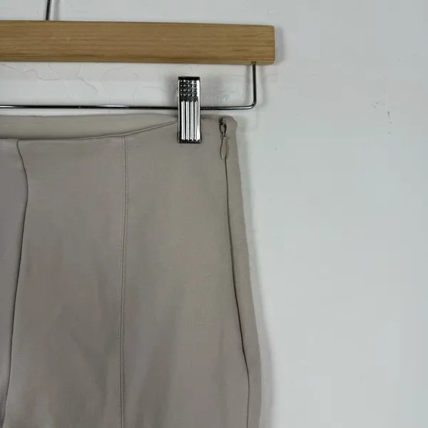 Quince Ultra-Stretch Ponte Pintuck Ankle Pants Ecru - Image 7