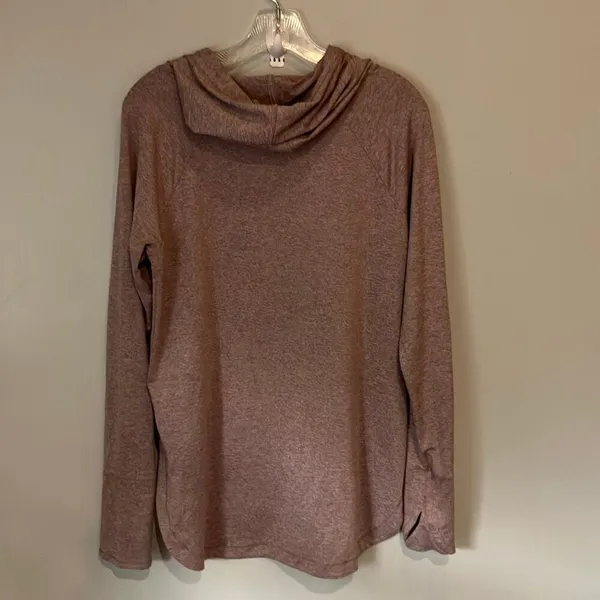 Athleta uptempo hoodie sweatshirt Size Medium mauve Gorpcore Lounge Activewear - Image 7