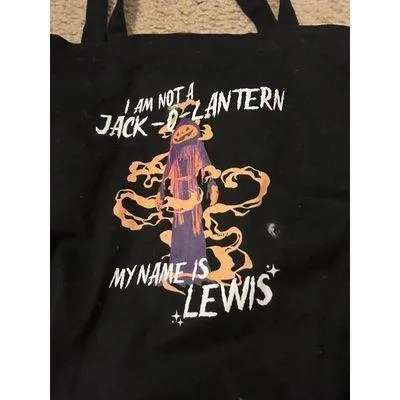 Small grocery bag tote as shown reusable Halloween - Image 2