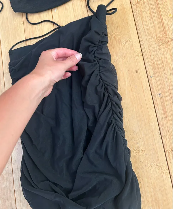 White Fox Boutique Black crop top and skirt set. I’m happy to send more pics! - Image 6
