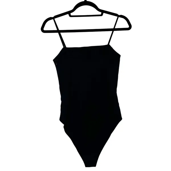 Moussy Vintage Bodysuit Women's Removable Pads Black Size Small - Image 2