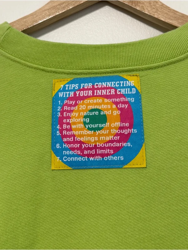 LONELY GHOST Sweatshirt Size XL Elementary Green Sweater - Image 5