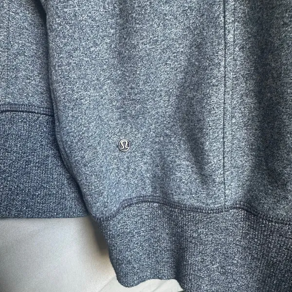 Lululemon Heathered Gray Wrap Up Jacket Size 8 - Image 8