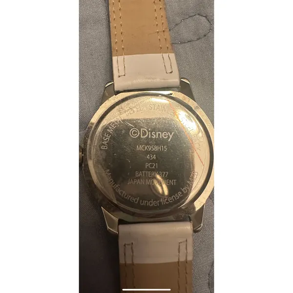 NWOT Disney Mickey Mouse Watch MZB Mck958h15 Silver Case Multicolor Cartoon Band - Image 3