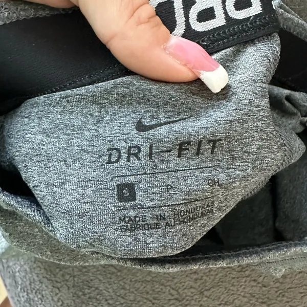 Nike Pro Women's Athletic Gray Shorts - Image 3
