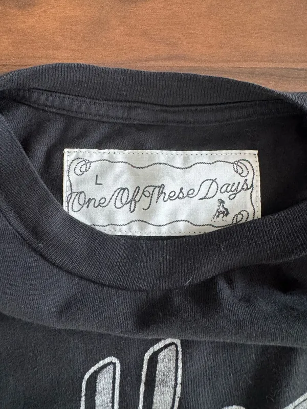 Men’s Black One of these days tee - Image 3
