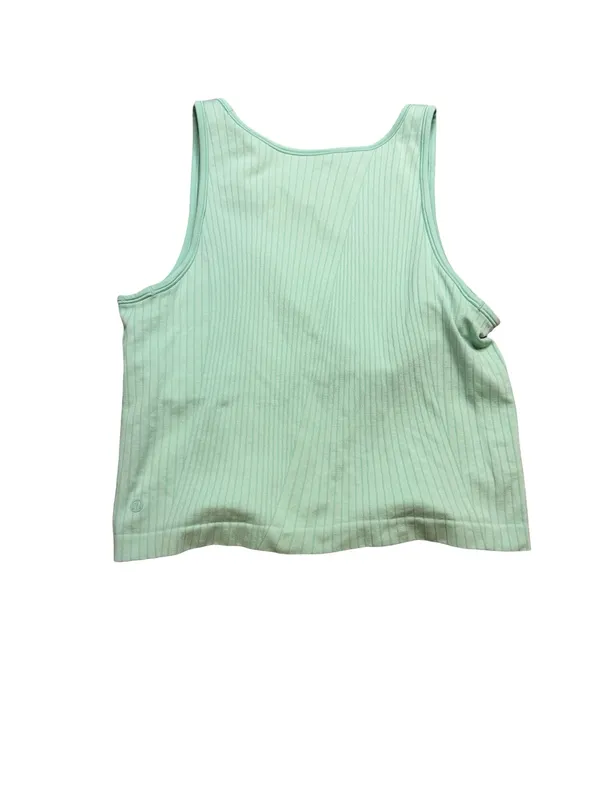 💚 Lululemon Ebb to Street Crop Tank Wild Mint Ice Green Size 12 💚‎ - Image 2