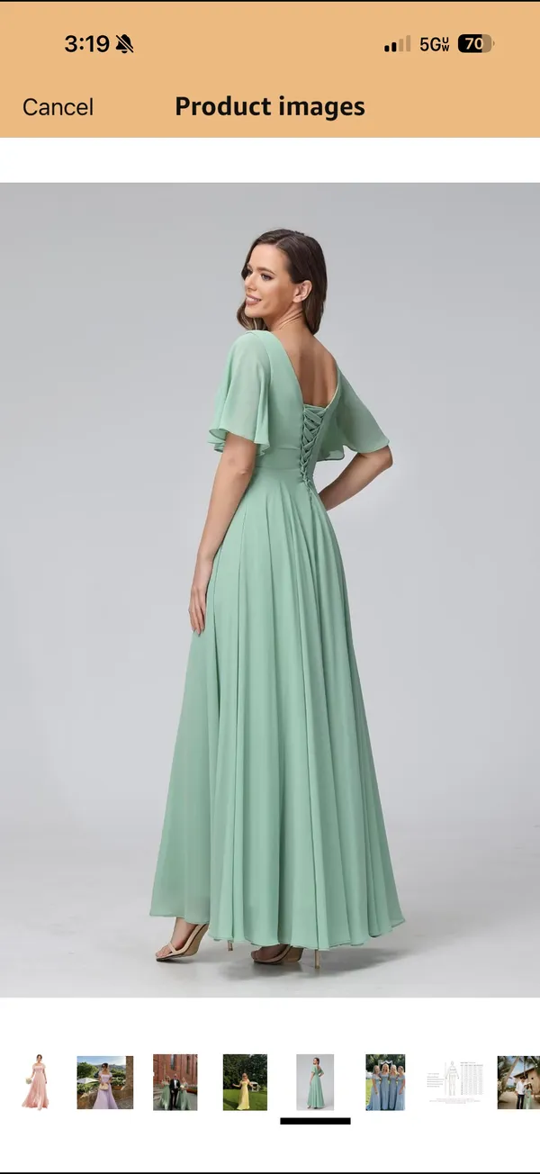 Dress Pink Size 6 - Image 2